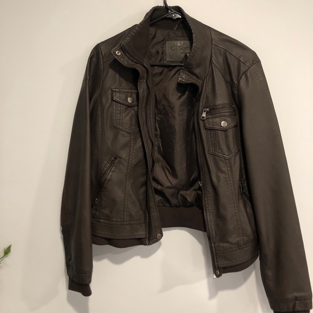 Leather jacket